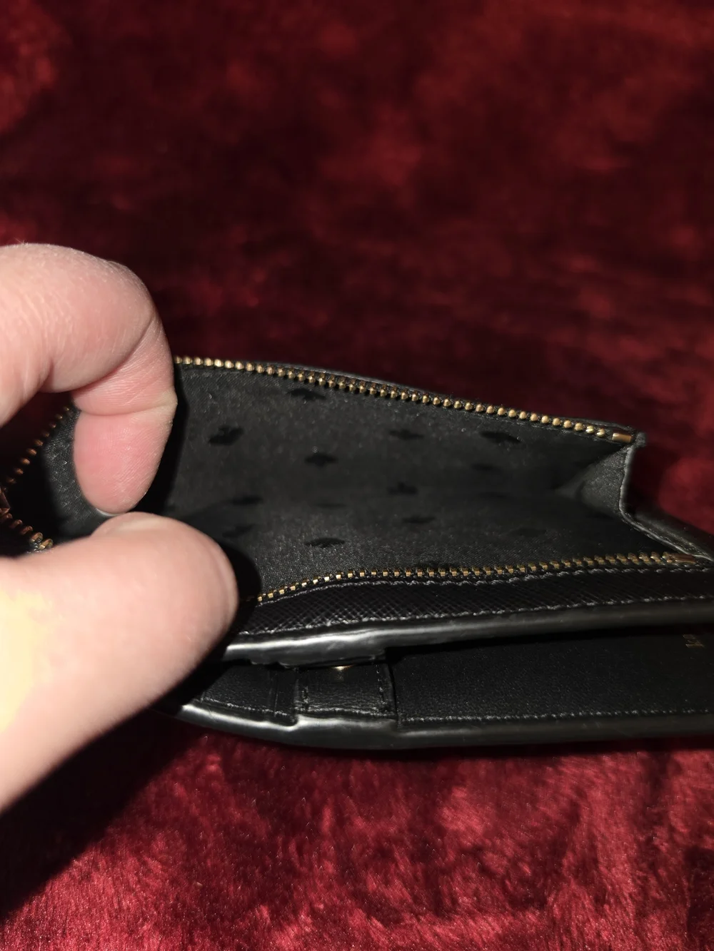 Kate Spade Black Saffiano Snap Wallet